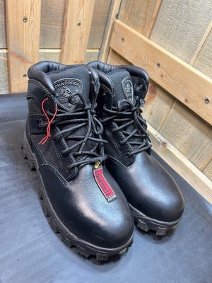 Rocky Alpha Force 6'' Composite Toe Boots Men's Size 5.5 Black Waterproof