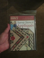 Brand New DVD Sewing with Nancy Savvy Stencil Appliques FREE SHIPPING