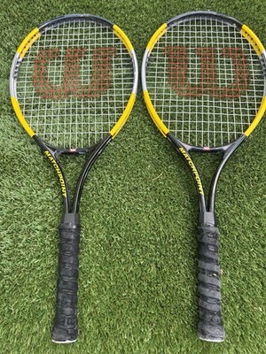 Wilson Match Point Soft Shock Titanium Tennis Racket Set of 2