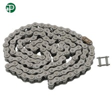 Carbon Steel 80 Roller Chain  10 Feet With 1 Connecting Link 1Inch Chain Pitch