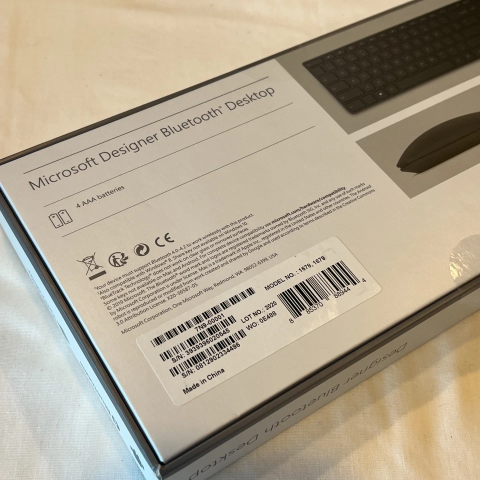 Microsoft Designer Bluetooth Desktop – Keyboard & Mouse Combo – NEW - Image 4 of 4