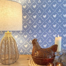 Farmhouse Chicken Stencil - Reusable Large Mylar Stencil for Kitchen & Pantry