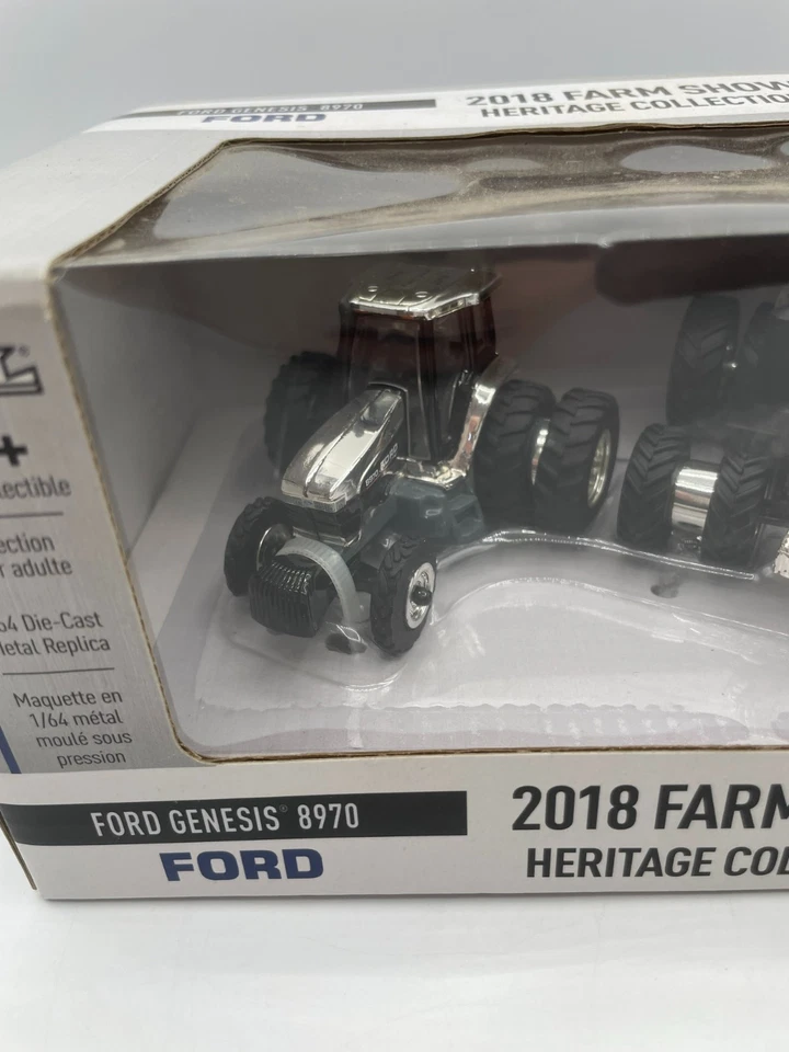 1/64 Ertl 2018 Chrome Farm Show Heritage Collection Ford New Holland 8970 T8.435 - Image 2 of 4
