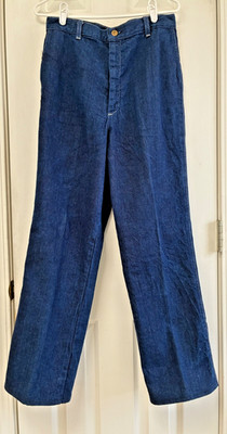 NEW Size 14 Vtg Cheryl Tiegs Blue Jeans Pants -High Rise, Straight Leg