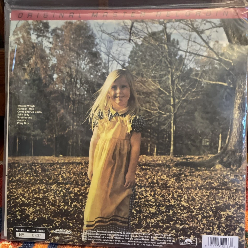 The Allman Brothers Brothers And Sisters MFSL  1-213 Audiophile SEALED - Image 2 of 3