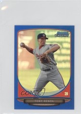 2013 Bowman Chrome Minis Blue Refractor 78/99 Tony Renda #92 7p8