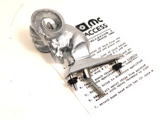 1984-1990 Dodge Ram Hood Ornament Ramcharger D100 D200 Spring 2 Piece Chrome Bas