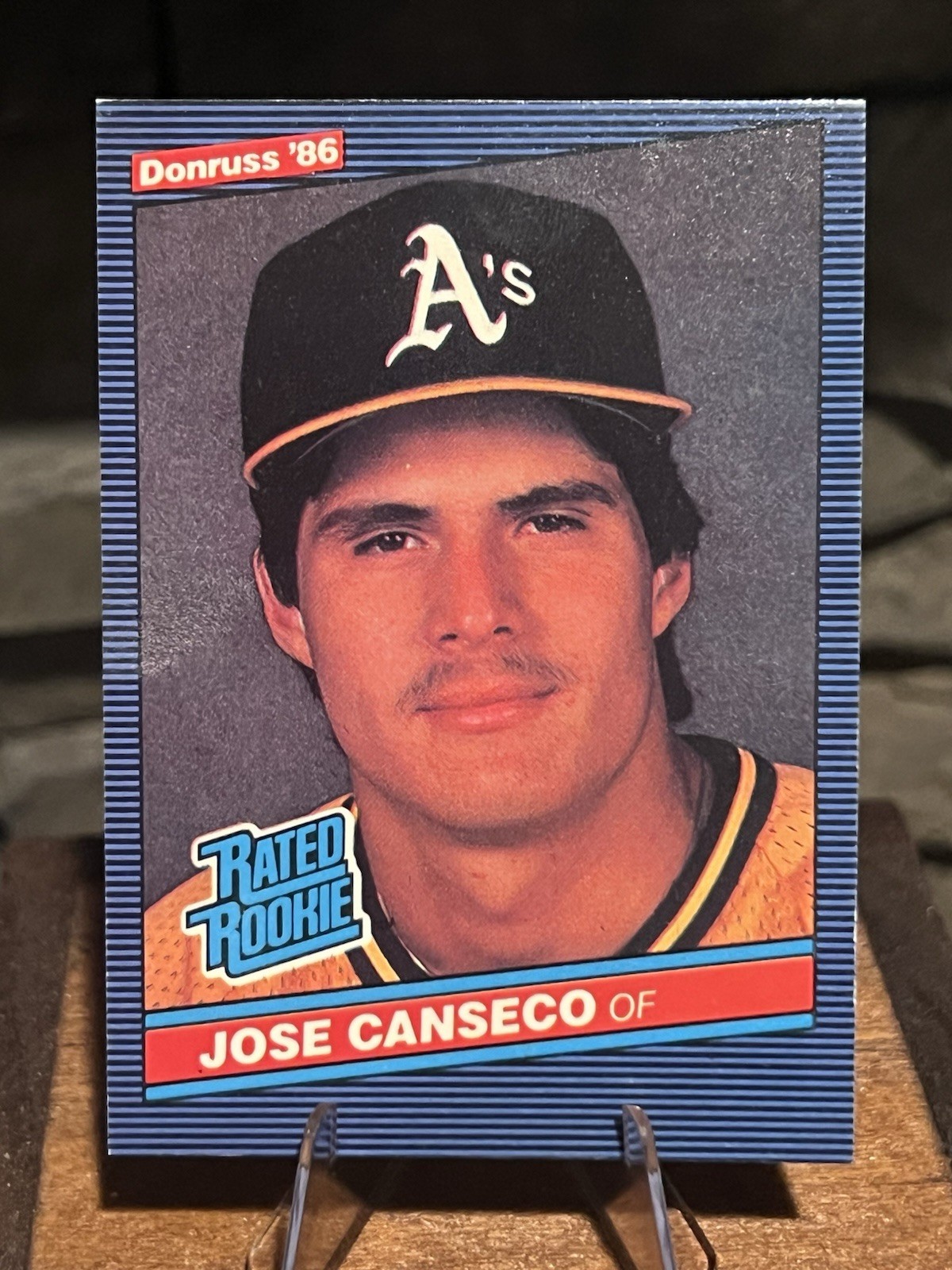 1986 Donruss Rated Rookie #39 Jose Canseco RC