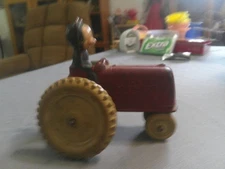 ORIGINAL SUN RUBBER "MICKEY'S TRACTOR" RUBBER TOY