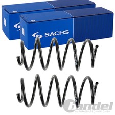 2X SACHS FAHRWERKSFEDERN VORNE PASSEND FÜR SKODA YETI VW CADDY GOLF LINKS+RECHTS