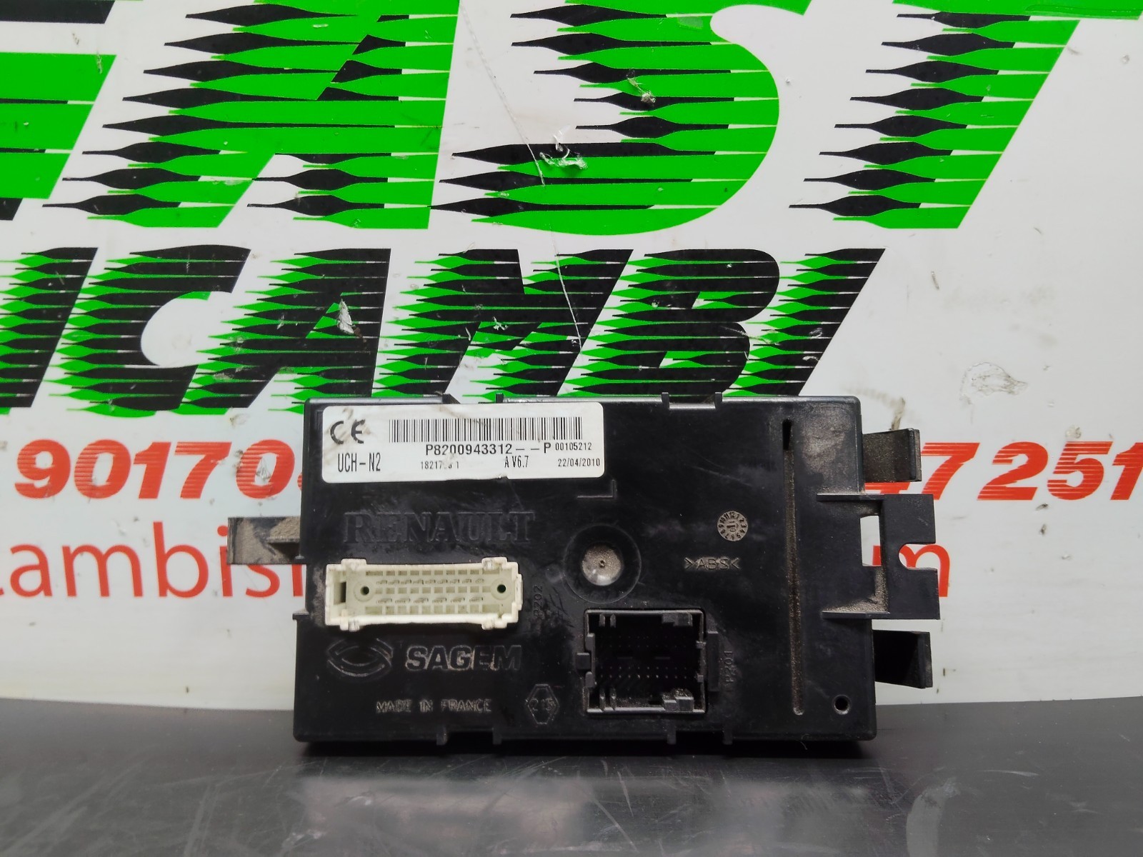 CENTRALINA BCM BODY COMPUTER RENAULT TRAFIC II 2.0 DCI M9R P8200943312 2010