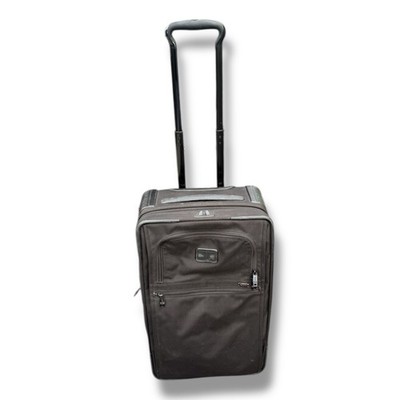Tumi Alpha II 22'' Frequent Traveler Zippered Expandable Carry On Black 22922D2