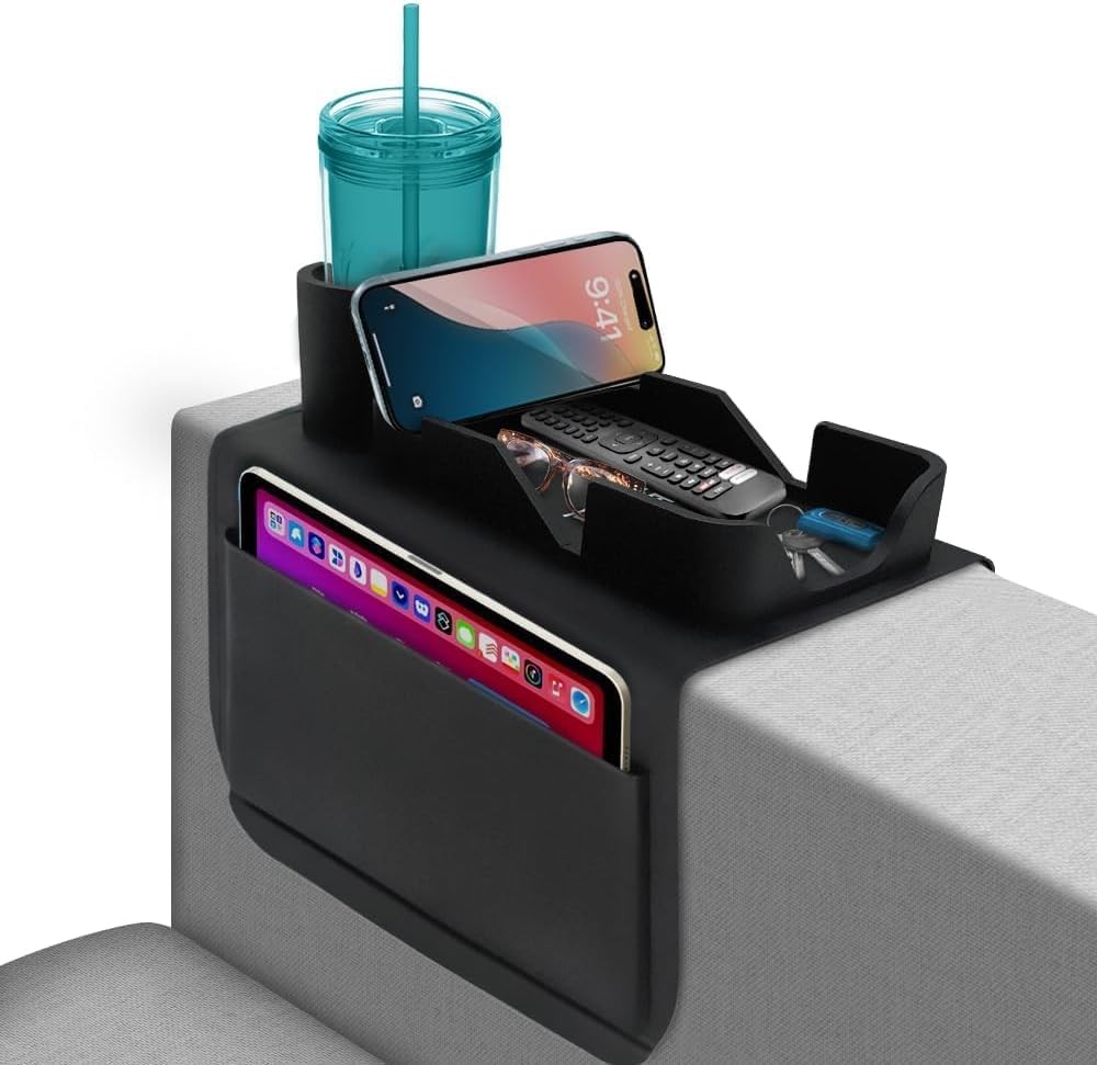 Sofa Arm Tray with Cup Holder for Comfortable Seating