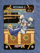 LP Rockman X Megaman X No.8 1995 Bandai Rare Japanese Japan Mega Rock Man Card