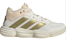 adidas women Court Stabil Indoor Shoes support  ventilation Gold Metallic 10.5.