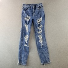 American Eagle Jeans Women's Sz 00 Mom Jean Med Wash Normcore Cute Trendy Nice