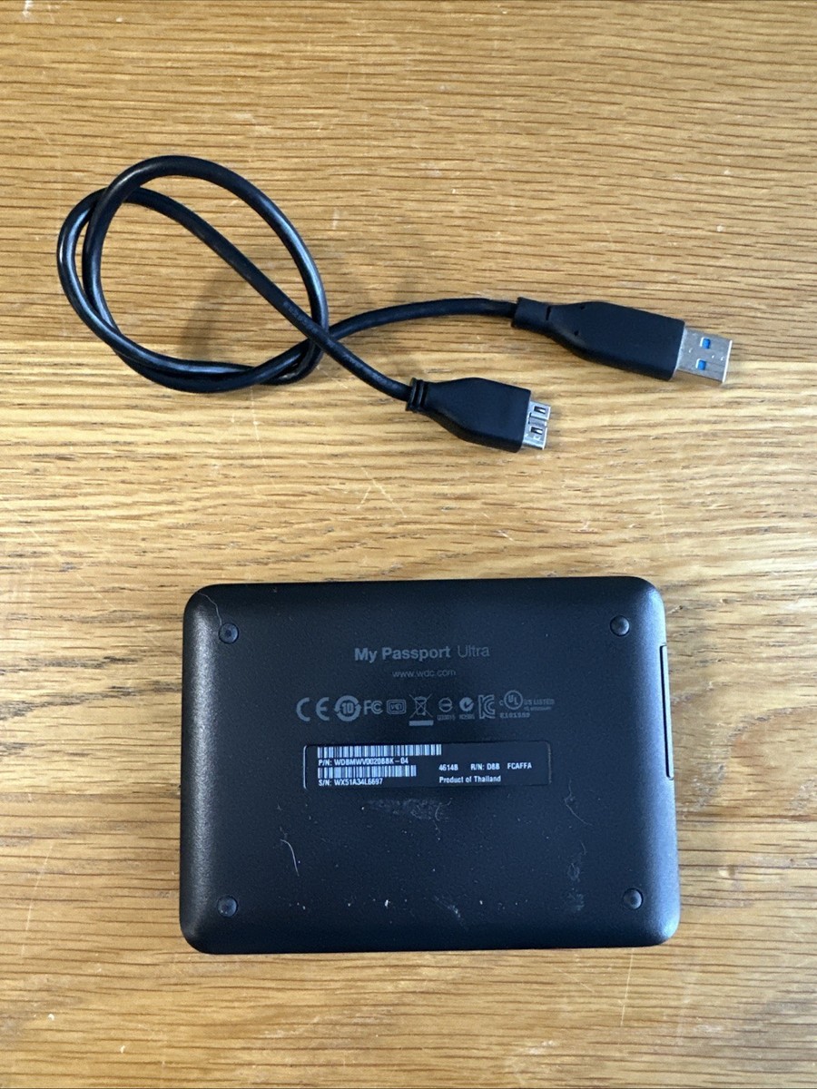WD My Passport Ultra 2TB WDBMWV0020BBK-04 (Black) USB 3.0 Tested