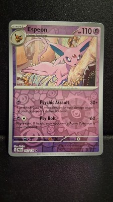 Espeon 033/131 Sv: Prismatic Evolutions Reverse Holo NM Pokemon Card