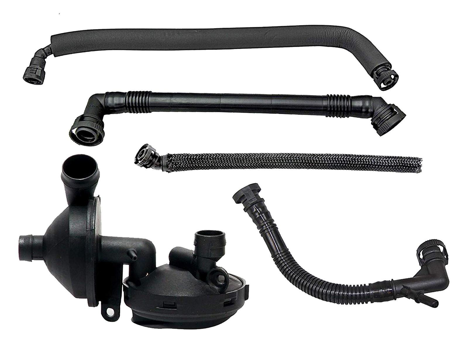 SK100 Crank CCV Case Valve and Hoses for BMW E46 320i 325i 330i 520i 525i 530i