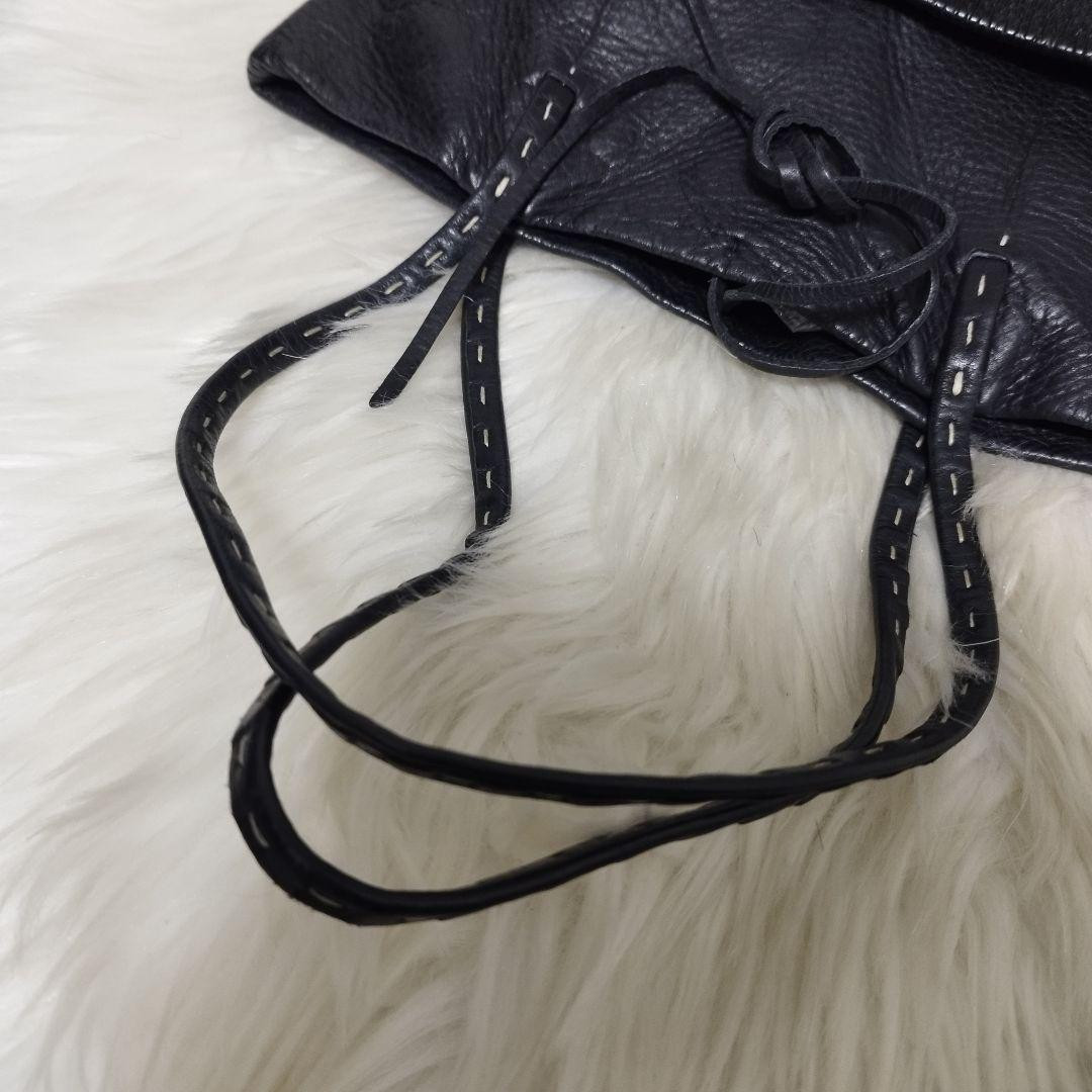 miu miu Archive Handbag Totebag Big Stitch String Leather
