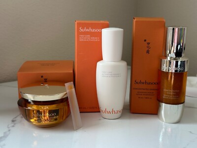 Sulwhasoo Concentrated Ginseng Renewing Serums and Cream Bundle