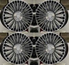 22x9 Wheels Fit Mercedes S550 S500 Cl500 4 Matic Square Set Up 22 Rims Set 4