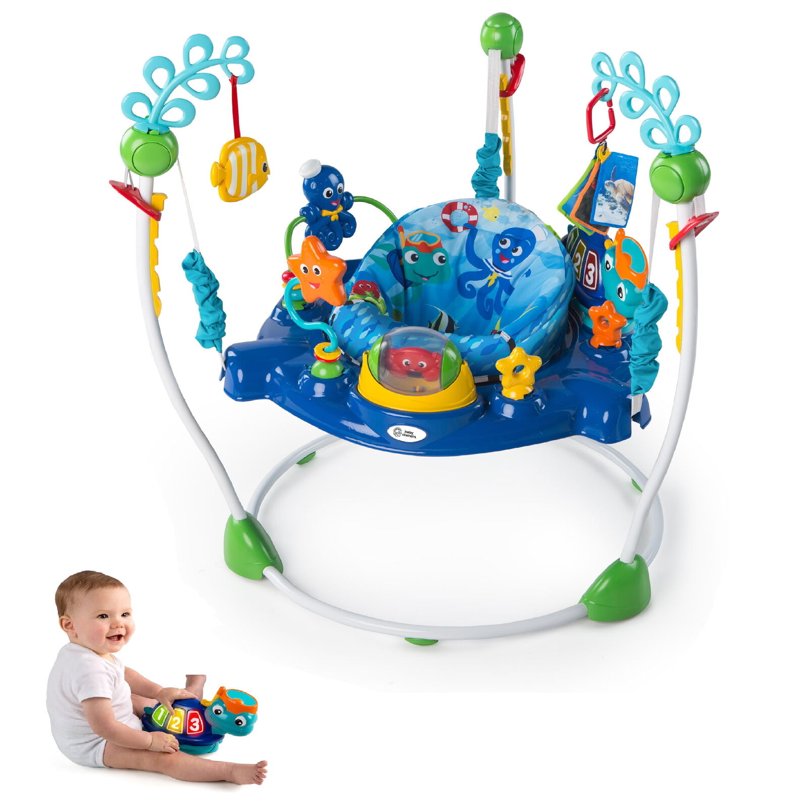 Baby Einstein Neptune's Ocean Discovery Activity Jumper, Ages 6 months +