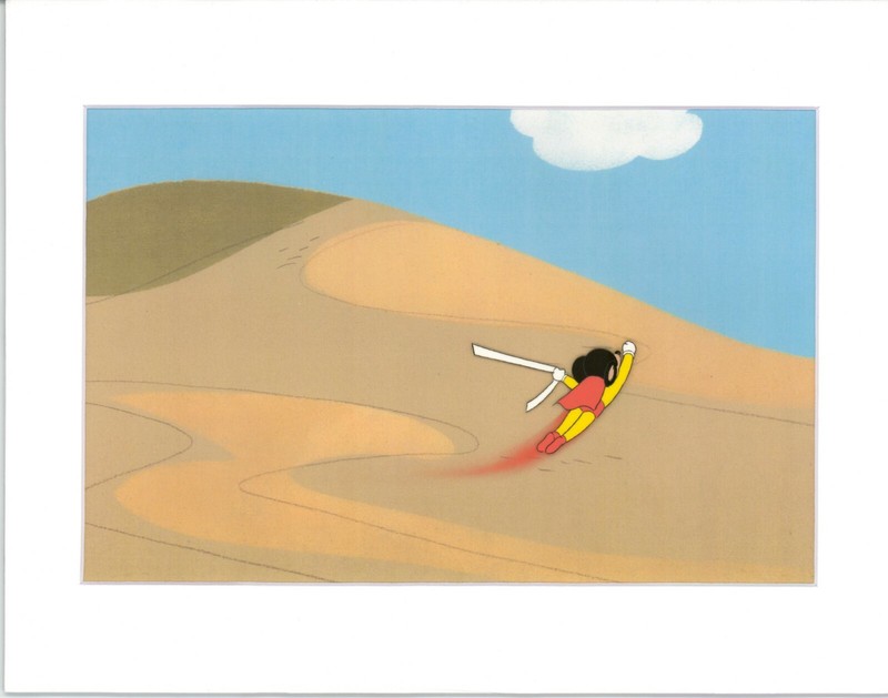 Mighty Mouse Cartoon Production Animation Cel Setup Filmation Anime b264