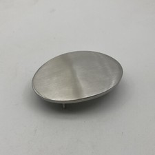 304L Stainless Steel Oval Plain Belts Buckles 40mm Leather Craft Belt Fitting