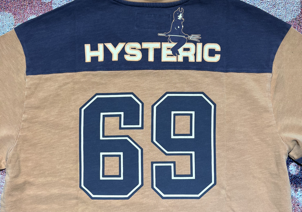 Supreme Hysteric Glamour 69 Football Top Light Orange Size Large 