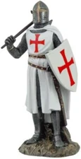 Pacific Giftware Crusader Knight in Full Shield, Sword Armor Collectible, 11.5"H