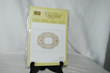 Stampin Up Holiday Frame Textured Impressions Embossing Folder Sizzix Big Shot