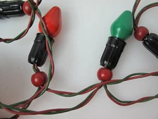Vintage Noma 7 Christmas Lights Mazda Lamps Works No  Box K 
