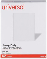 Top-Load Poly Sheet Protectors, Heavy Gauge, Letter Size, Clear, 200/Pack