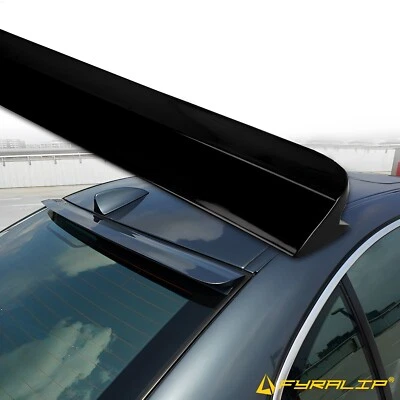 Fyralip Y5 Painted Black (Custom OK) Roof Spoiler For MB C Class W205 Coupe - Image 1 of 4