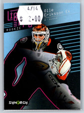 2023-24 Synergy Light Up the Night Rookies Olle Eriksson Ek #LN-OE /499 RC Blue