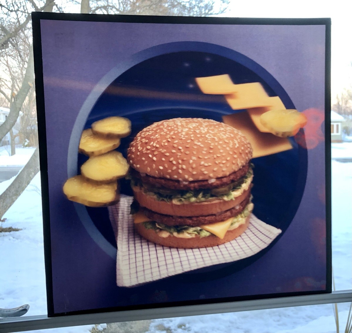 VINTAGE MCDONALD'S TRANSLITE SIGN 1960s 21 x 21” Big Mac 1968 | eBay