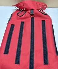 Dog Harness Replacement Vest No Spikes on Back, Only Collar Hook & Loop Medium