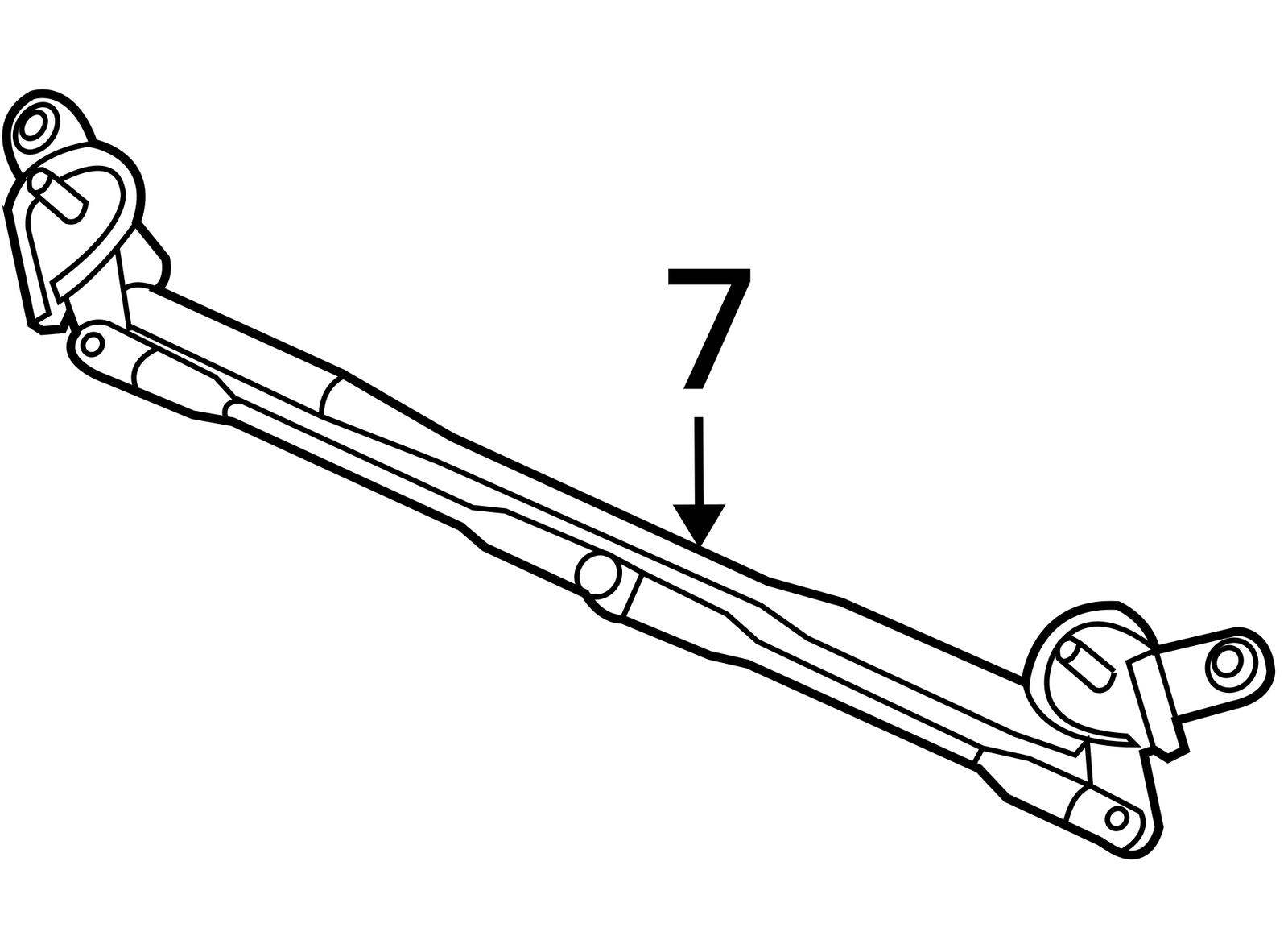 2013 Kia Soul Windshield Wiper Transmission OEM 130K Miles