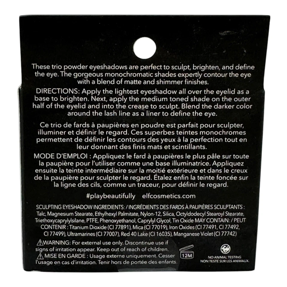 e.l.f. Sculpting Silk Eyeshadow Trio Berry Please Factory Sealed RARE - Image 4 of 4