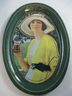 Coca-Cola Vintage 1978 Reproduction Change Tray 1920 Calendar Girl