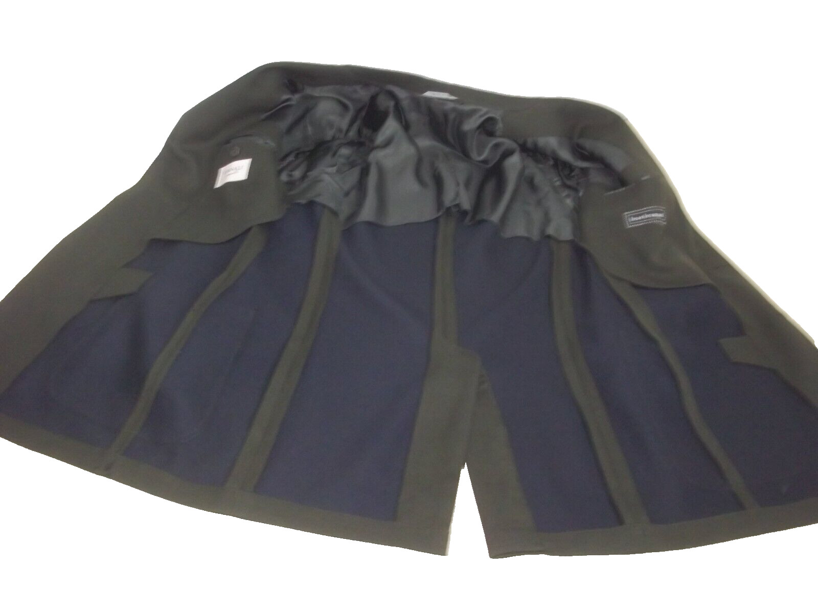 Canali olive green 3button patch pockets double f… - image 7