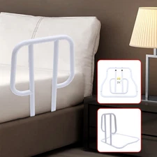 Bed Rail for Senior Elderly Adult Bed Side Handle Hand Rail Handicap White 100kg