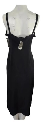 topshop black dress nordstrom Size 4 Button Down Midi Spanx Colors:Classic Black weather outings size-8-5-medium Wedding Gown Express Your