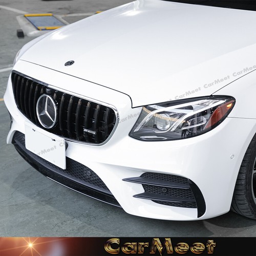 FIT Bz W213 C238 E-SEDAN/ COUPE 17-19 FRONT GT STYLE GRILLE GLOSSY BLACK LOOK - Picture 2 of 4