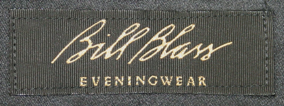 Мужской фиолетовый и черный Bill Blass Fullback смокинг жилет выбор галстук свадьбы выпускного - Изображение 3 из 4