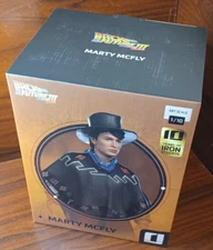 Iron Studios Back to the Future Part III Marty McFly 1:10 Scale Statue-NEW