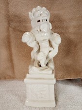 Vintage Chinese Porcelain Foo Fu Dog Lion Temple Guardian Statue
