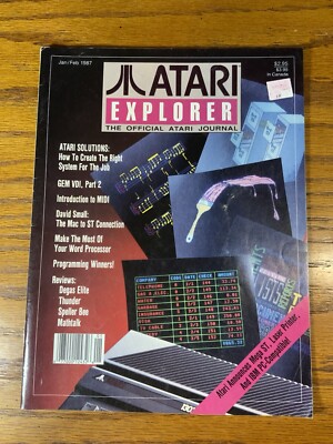 Atari Explorer Magazine; January/February 1987