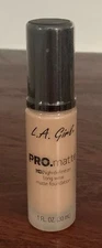 L.A. Girl Pro Matte High Definition Long wear Foundation,GLM674 Natural, 1 fl oz